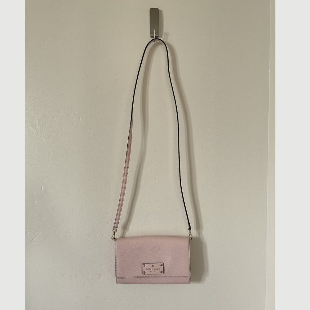 Kate Spade Pink Crossbody Clutch Purse